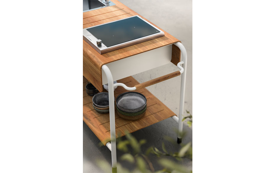 Уличная модульная кухня для сада PORTO от Pianca