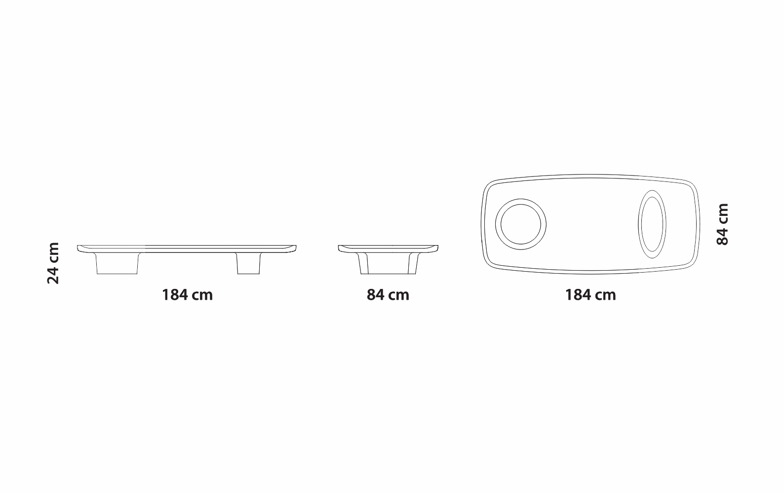 Журнальный стол CALIX от Baxter