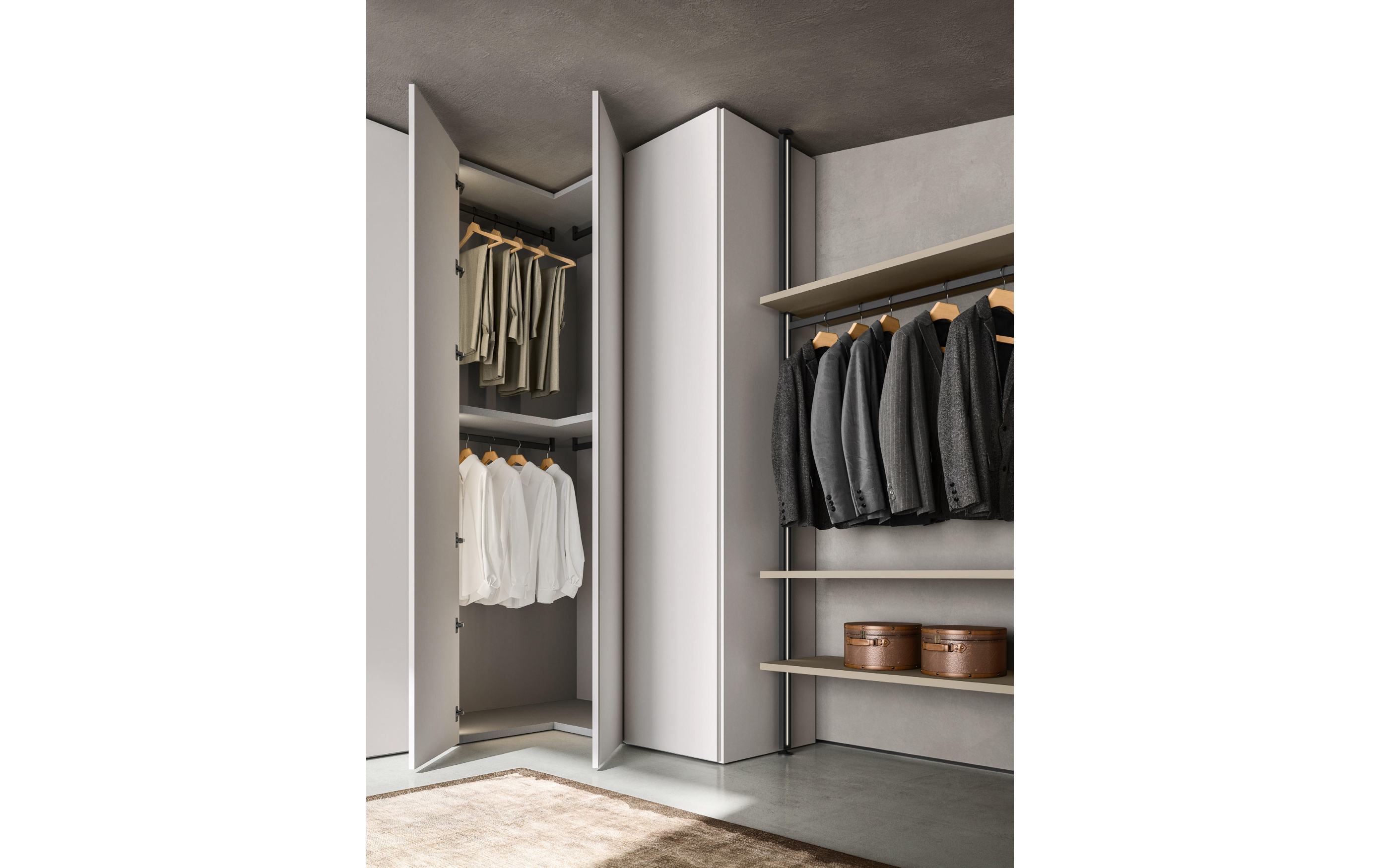 Гардеробные системы WINDY от Zalf