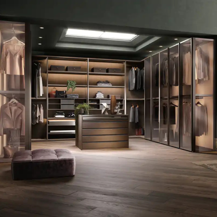 Гардеробные системы OMNIA Cabine Spalla Telaio от Moretti Compact