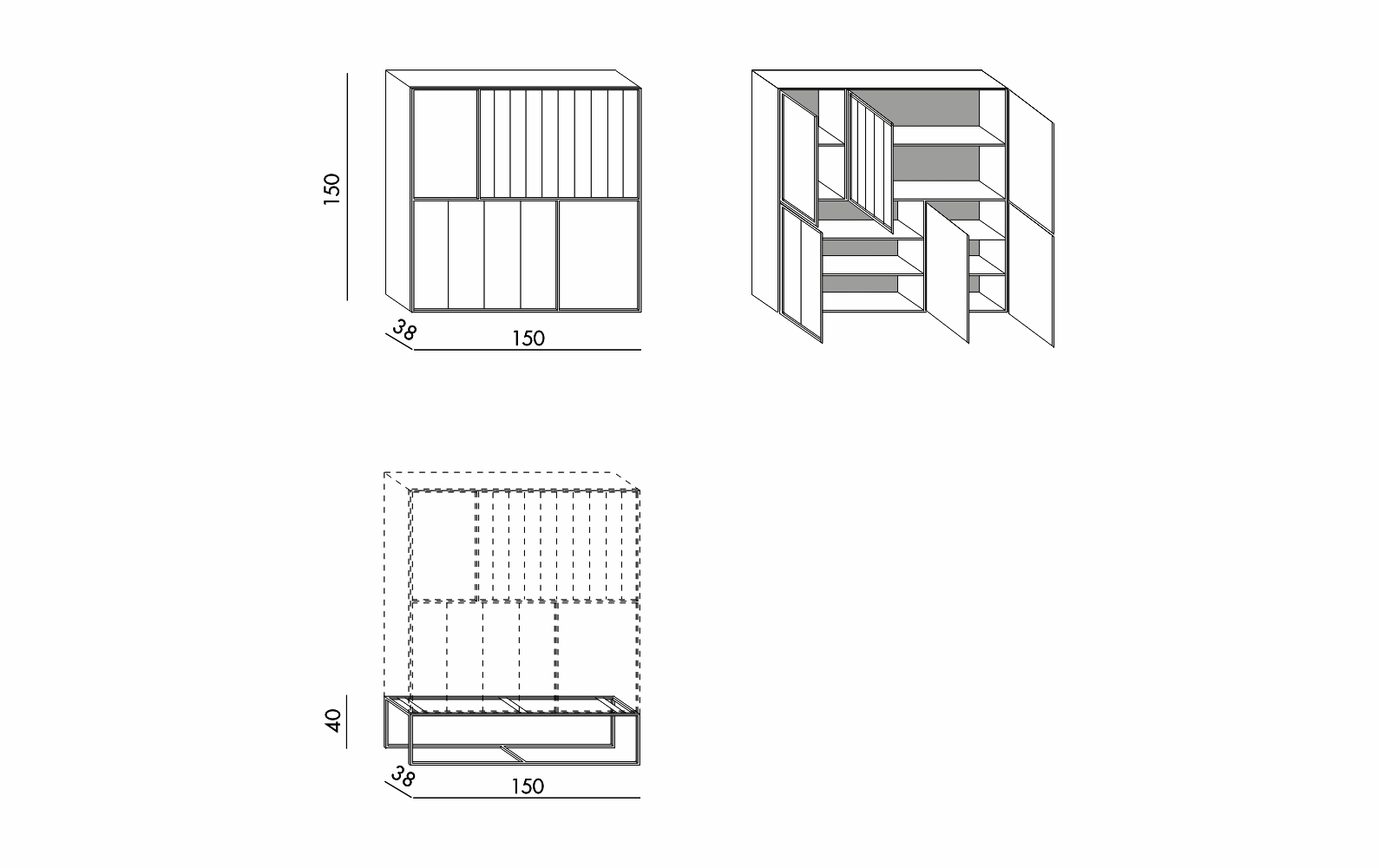 Комод WOLFANG от Meridiani