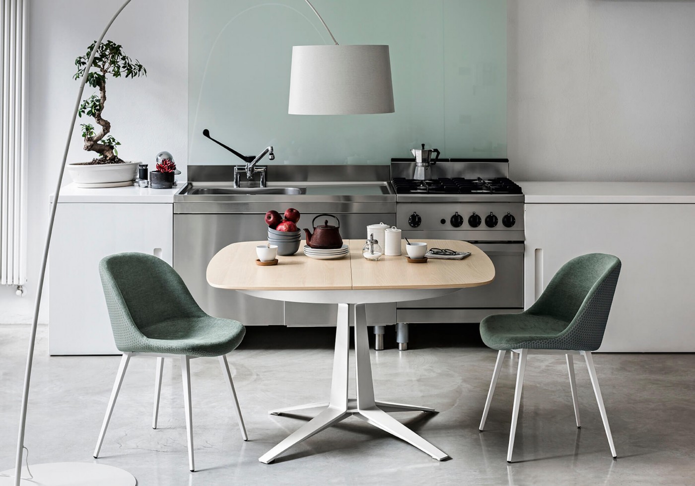 Раздвижной обеденный стол LINK от Midj