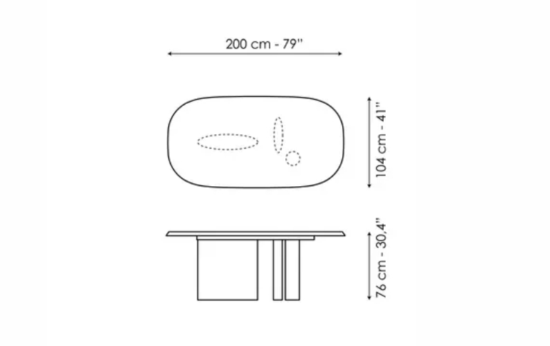 Стол PADIGLIONI от Bonaldo