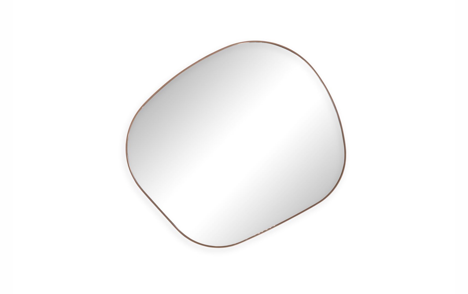 Зеркало FLUID от Baxter с кожаным обрамлением