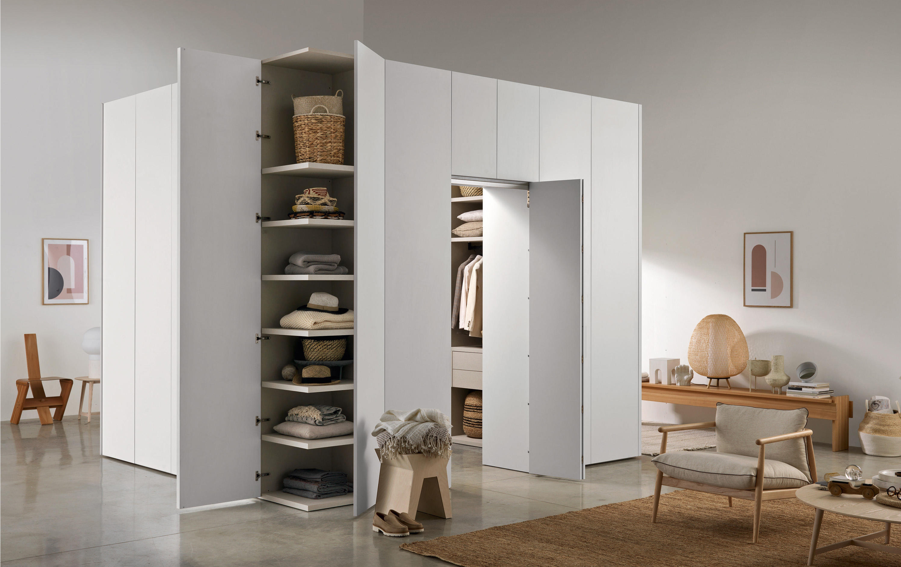 Гардеробные системы FREE от Zalf