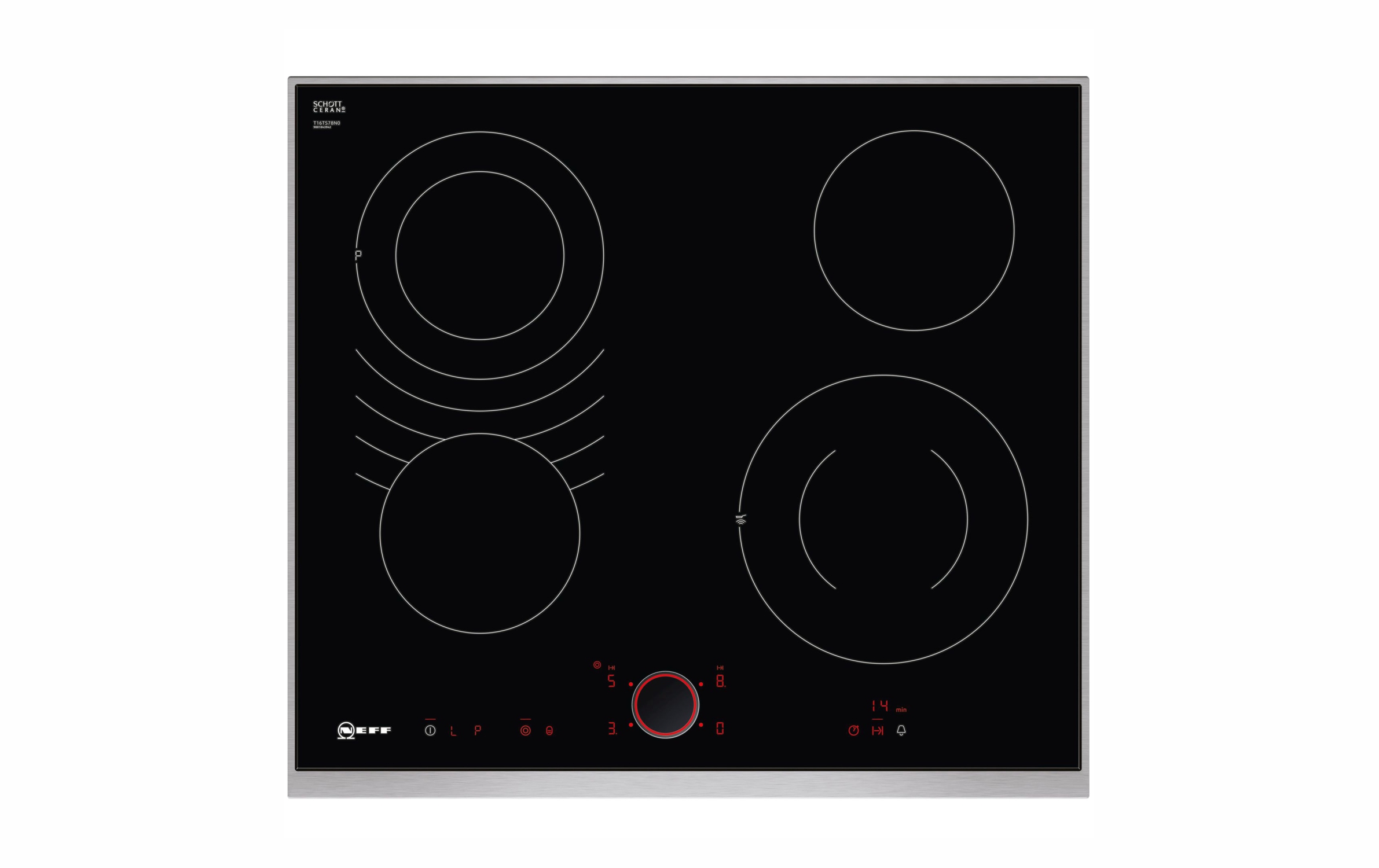 Встраиваемая стеклокерамическая варочная панель NEFF T16TS78N0