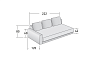 Двуспальный диван - кровать PIAZZADUOMO от Flou