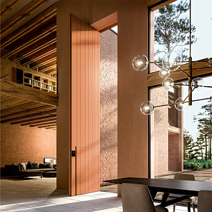 Входная высокая дверь SYNUA от Oikos