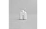 Ваза, скульптура COBRA Mini Bone White от 101 Copenhagen