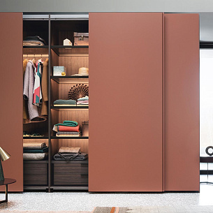 Гардеробный шкаф-купе TEXT от Lema