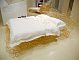 Кровать ручной работы с золотым покрытием CORALLO от Edra