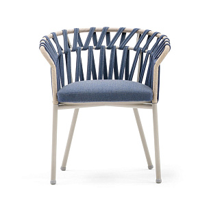 Уличный стул с подлокотниками EMMA Cross от Varaschin