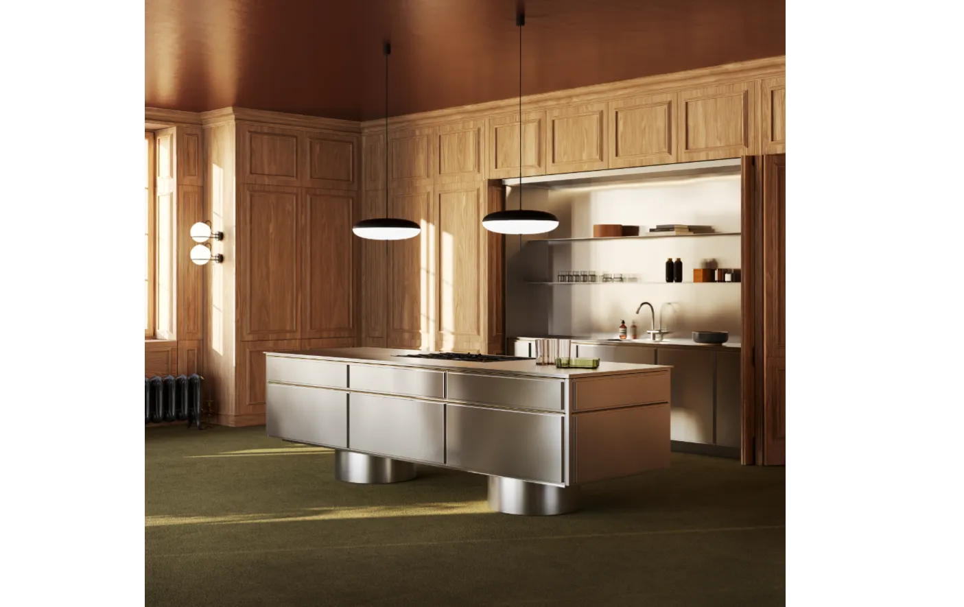 Итальянская кухня FLORAL VIRTUS от L'Ottocento