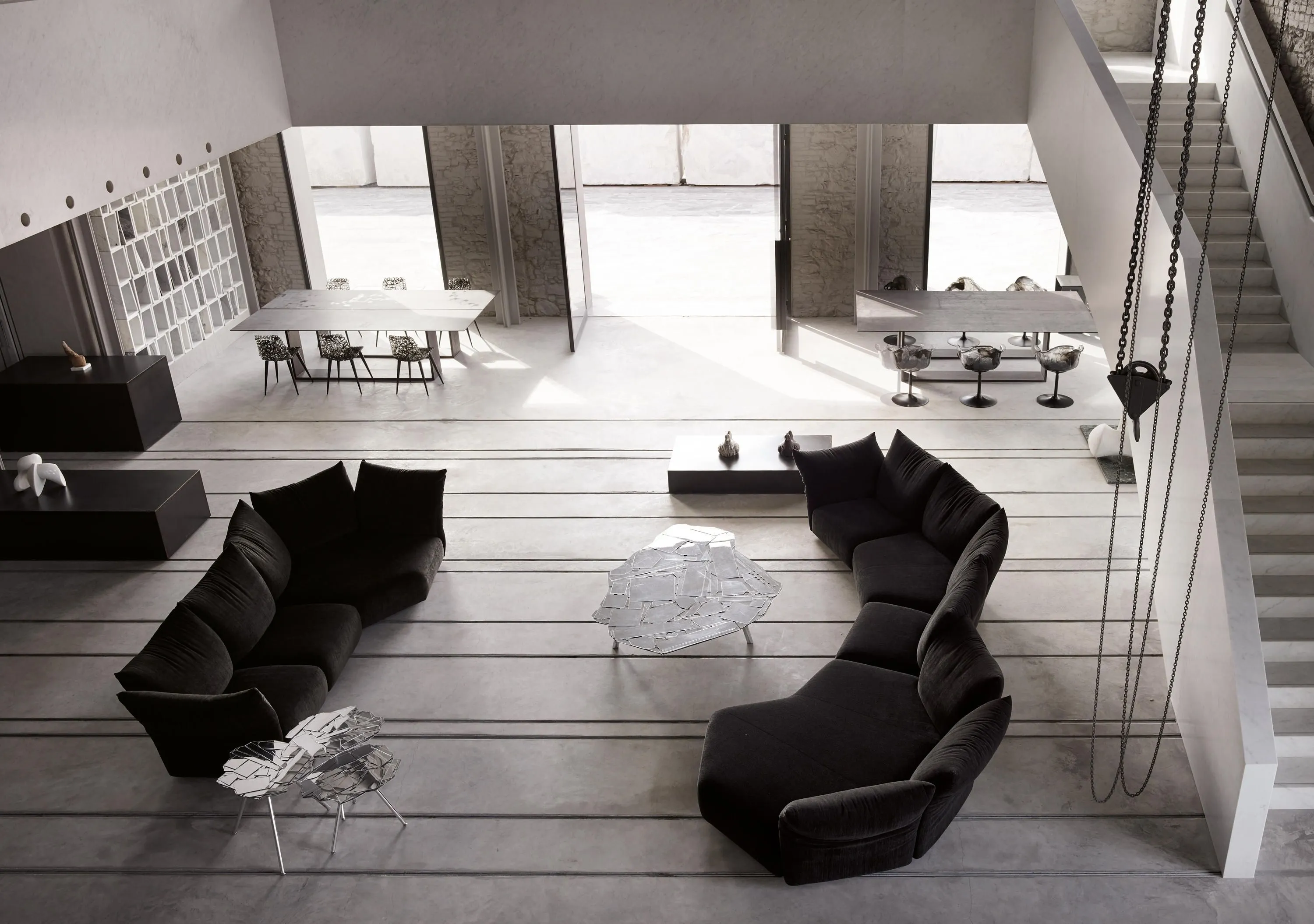 Диван STANDARD от Edra с умными подушками