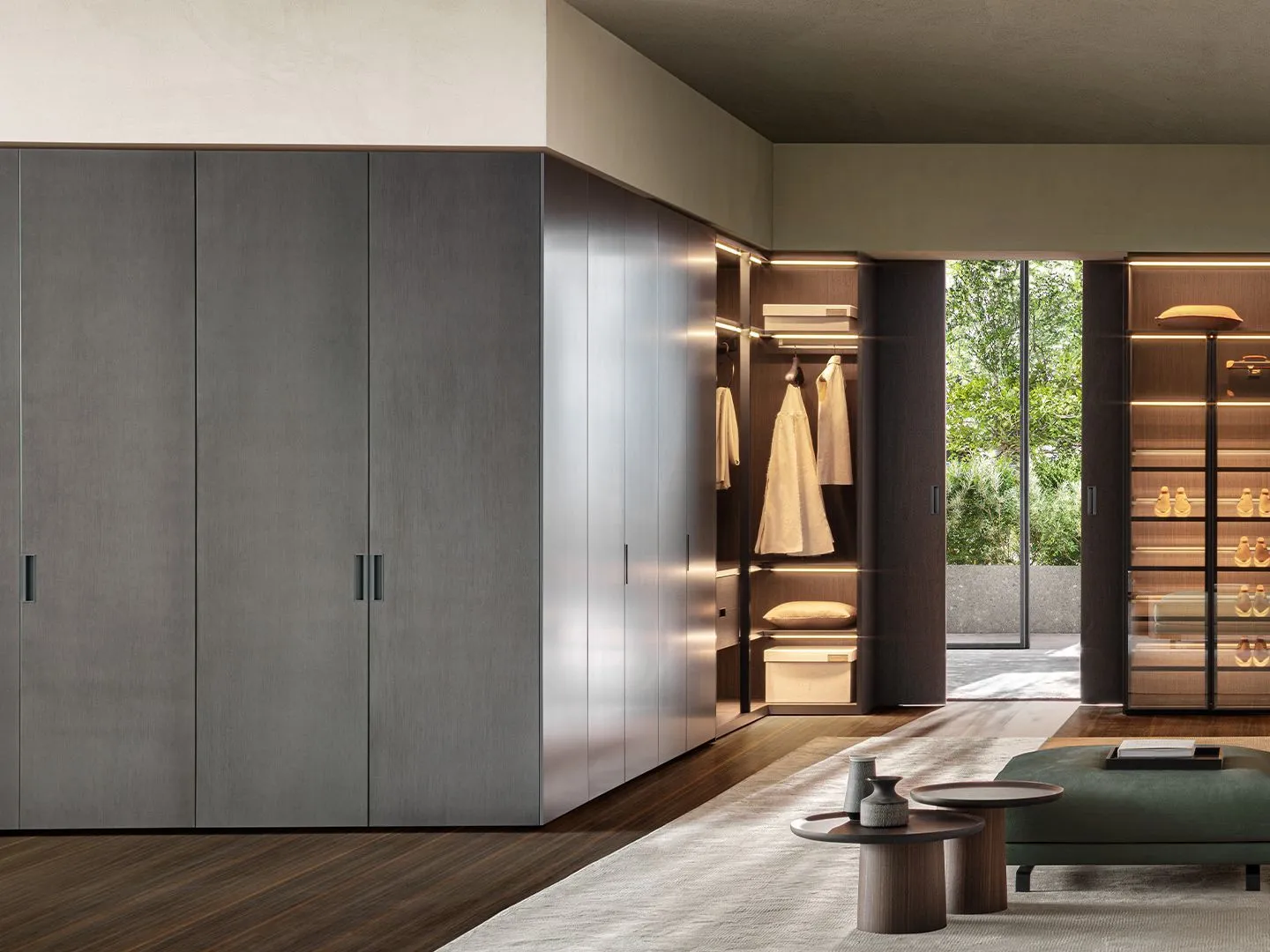 Гардеробные шкафы GLISS MASTER Hollow от Molteni & C