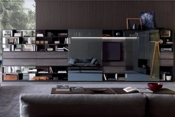 Стенка, модульная система URBAN с ТВ зоной от MisuraEmme