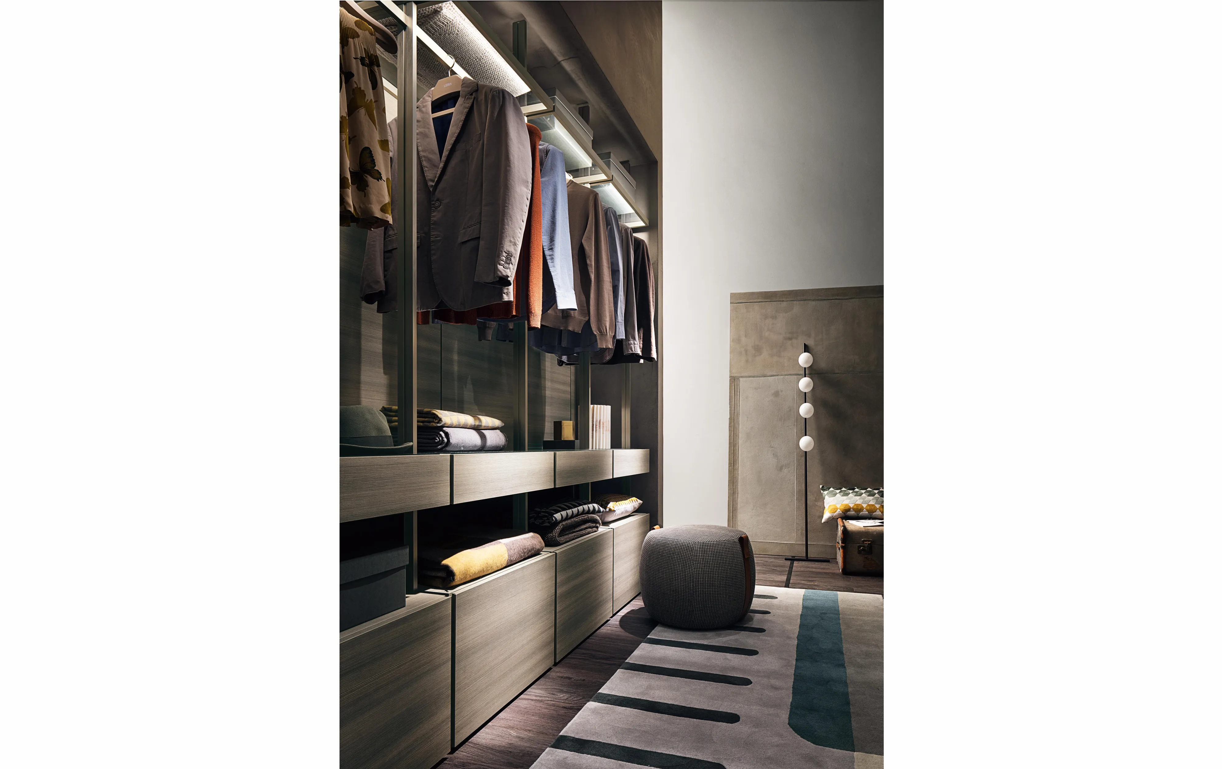 Гардеробные системы HANGAR от Lema