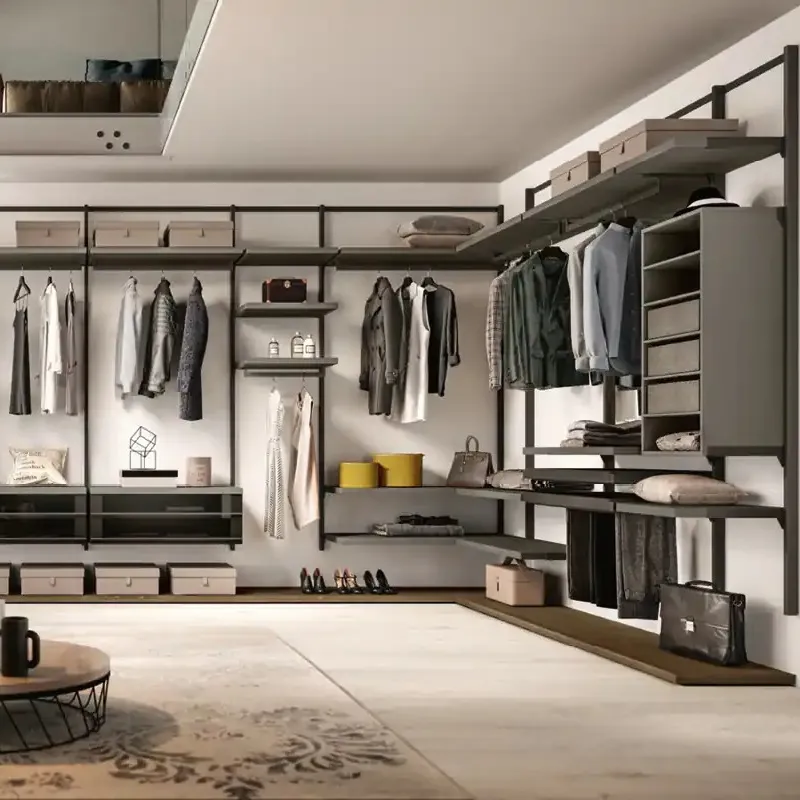 Гардеробные системы OMNIA Cabina Sospese a Parete от Moretti Compact