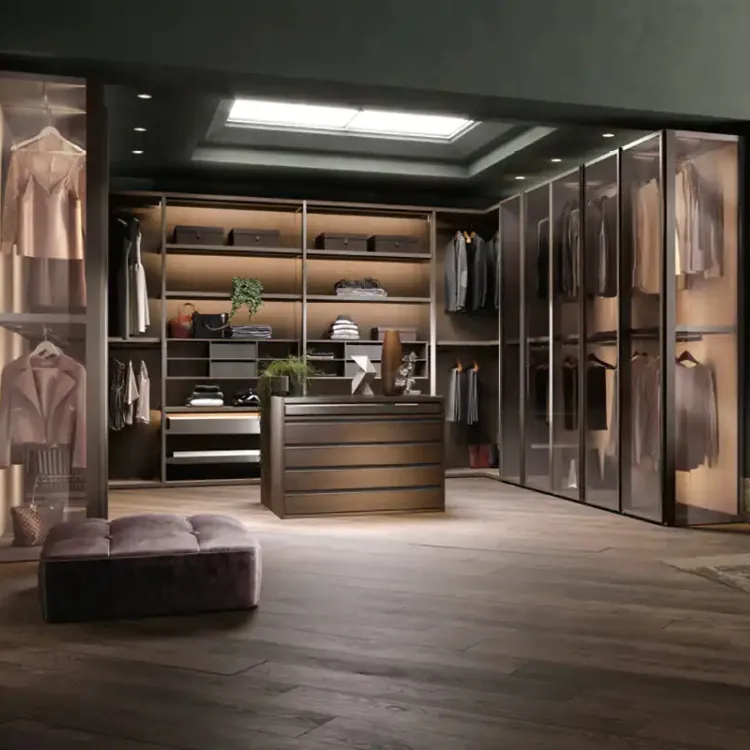 Гардеробные системы OMNIA Cabine Spalla Telaio от Moretti Compact