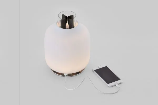 Комбинированная настольная лампа с фитилем CANDELA