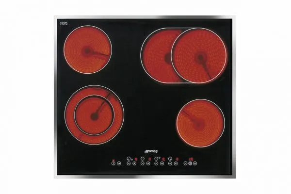 Встраиваемая варочная стеклокерамическая панель SMEG SE2665CX