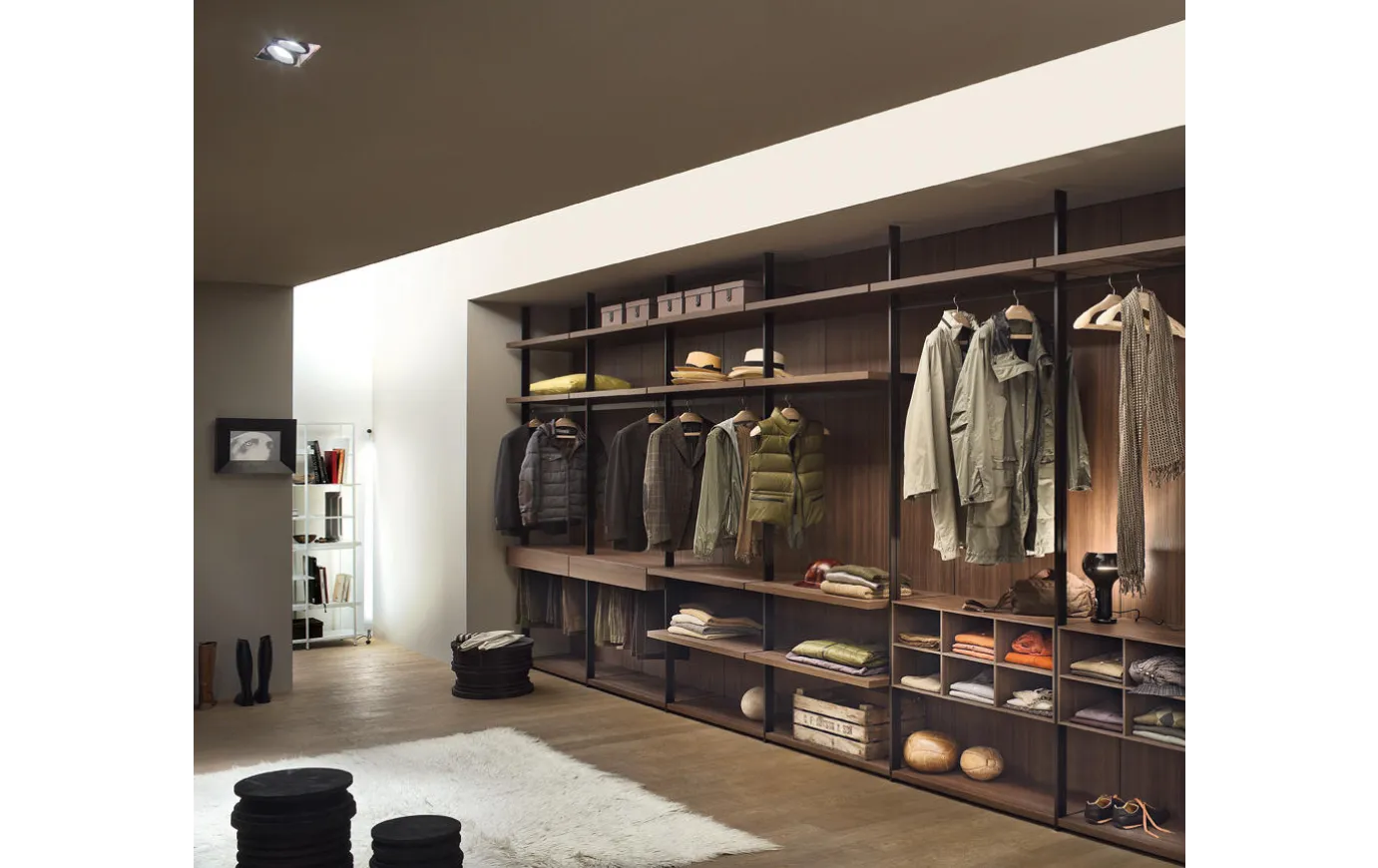 Гардеробные системы HANGAR от Lema