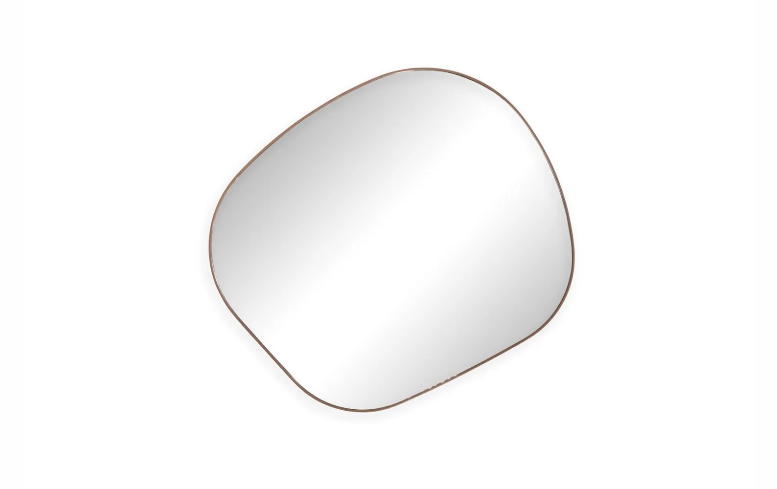 Зеркало FLUID от Baxter с кожаным обрамлением