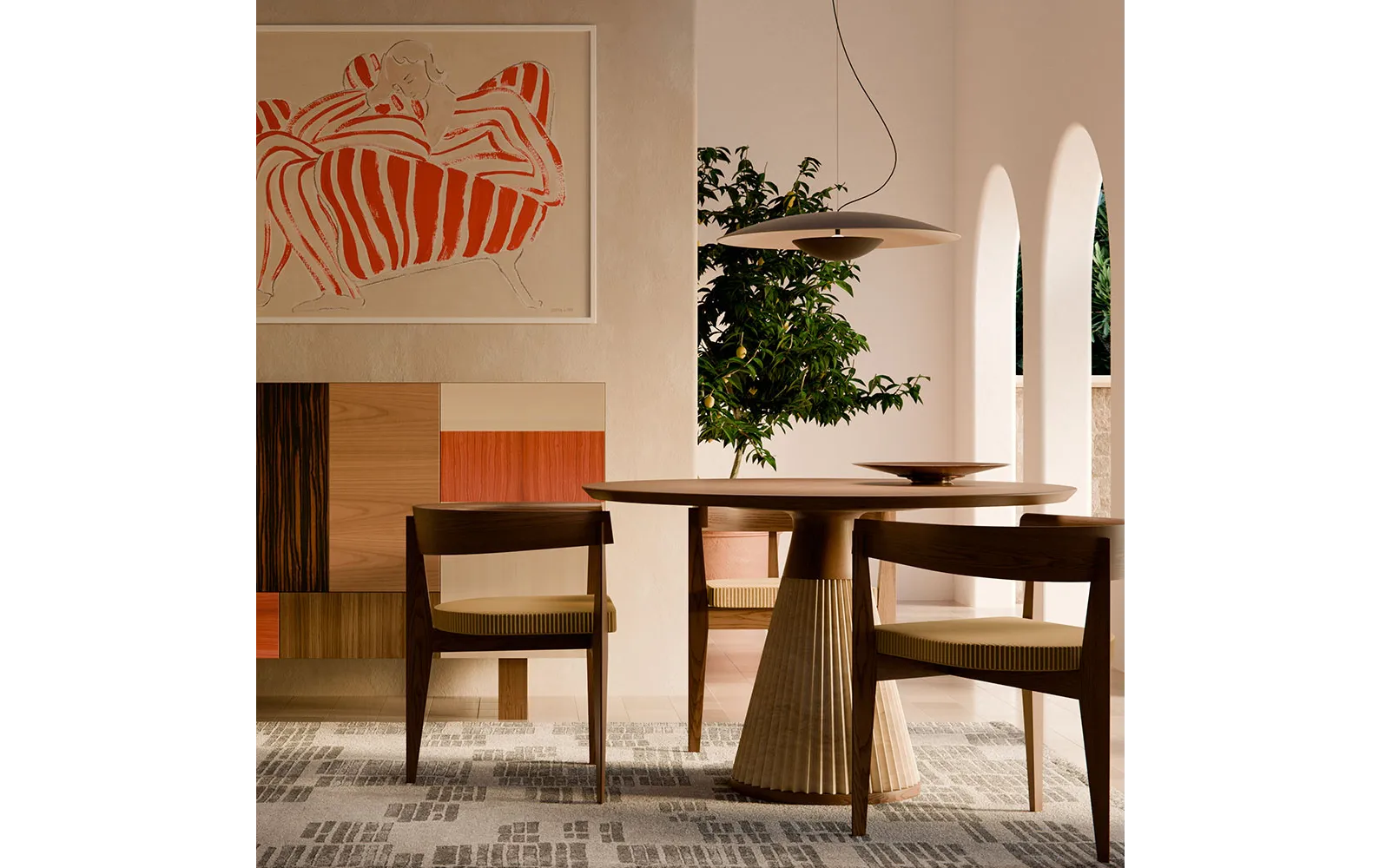 Стол круглый MERILYN от Morelato