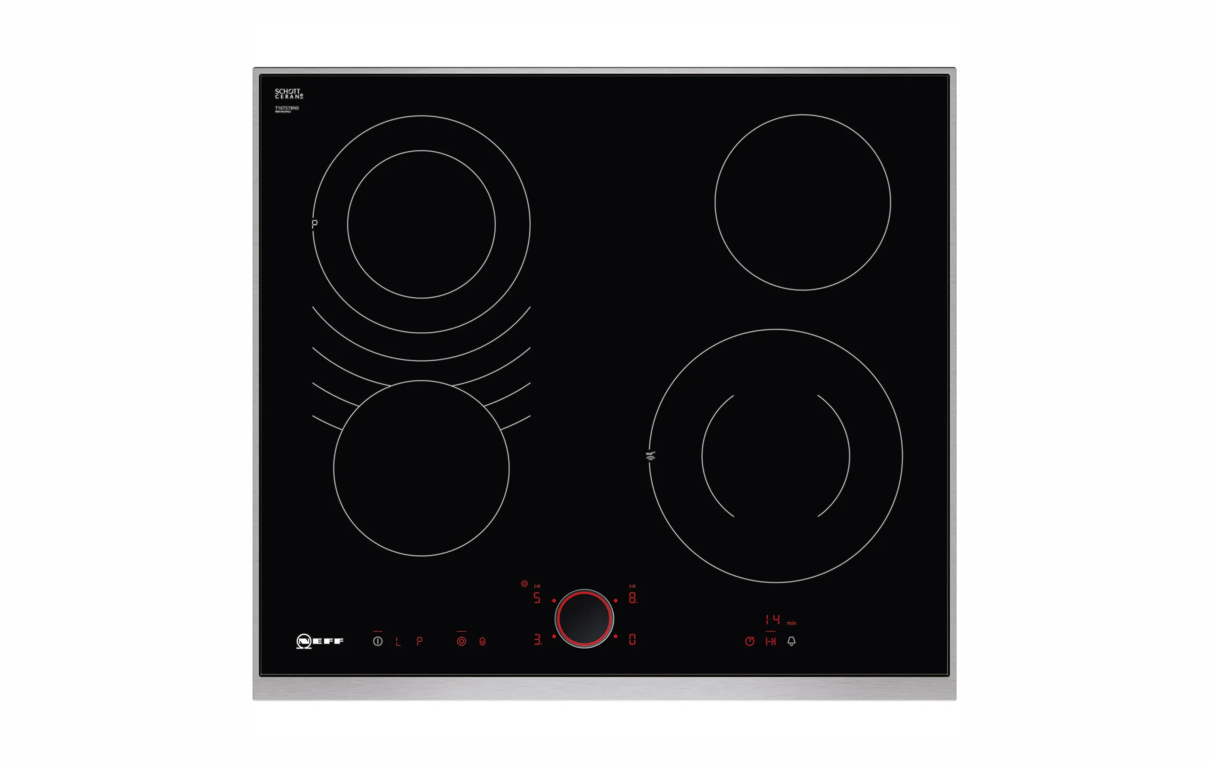 Встраиваемая стеклокерамическая варочная панель NEFF T16TS78N0