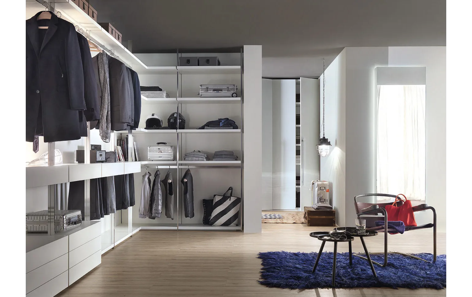 Гардеробные системы HANGAR от Lema